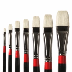 Daler-Rowney Georgian Short Flat Brushes G36 -ARTdiscount georgian short flat