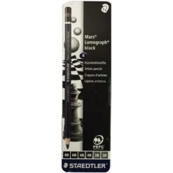 Staedtler Mars Lumograph - 6 Artists Pencils