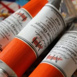 Michael Harding Handmade Artists Oil Colour - 40ml Tubes -ARTdiscount mh cad orange