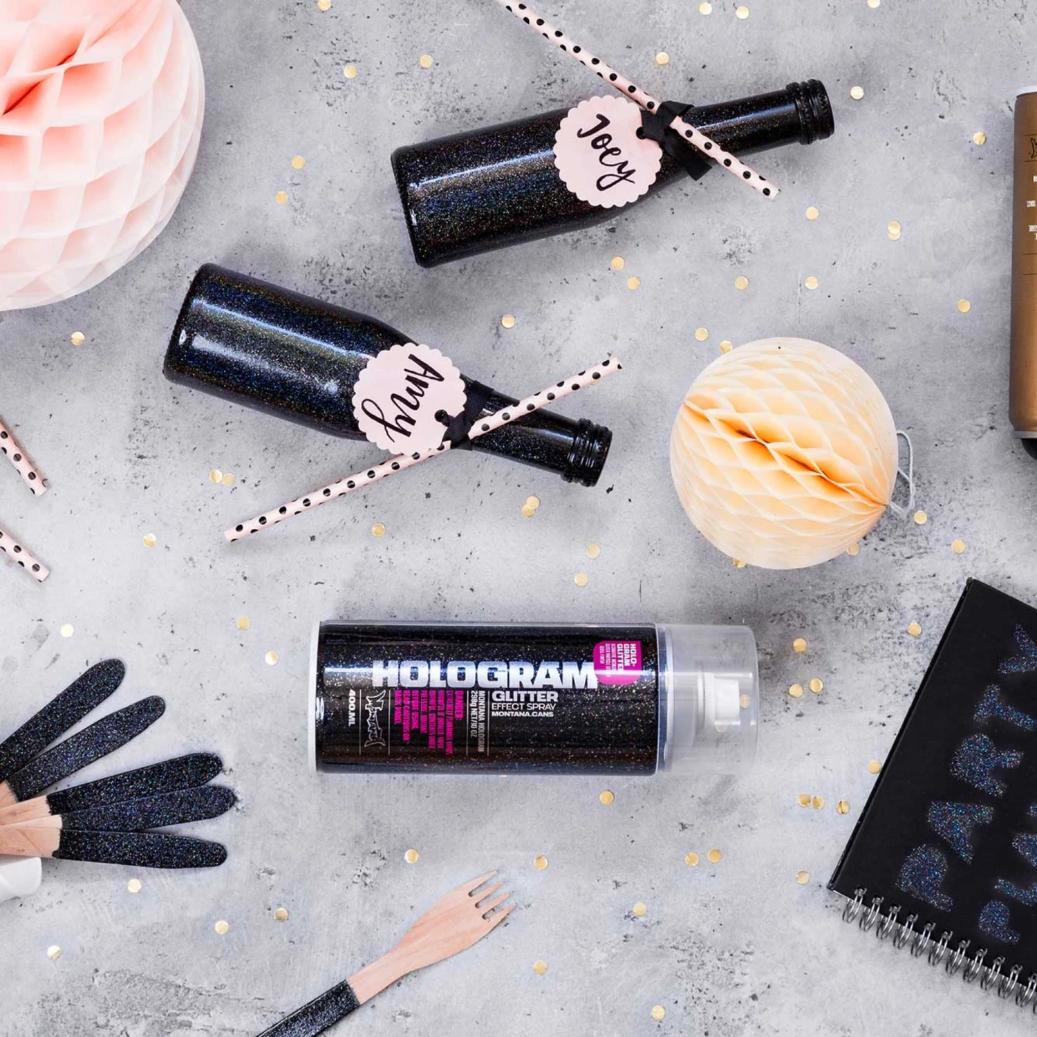 Montana Hologram Glitter - 400ml 4 Montana Hologram Glitter - 400ml - Image 4