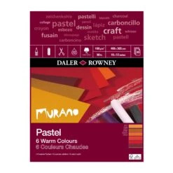 Daler-Rowney Murano Pastel Pads - 160gsm -ARTdiscount murano pastel pad 12x16 warm colours