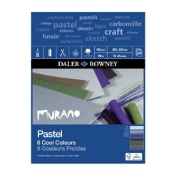 Daler-Rowney Murano Pastel Pads - 160gsm -ARTdiscount murano pastel pad cool colours