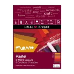 Daler-Rowney Murano Pastel Pads - 160gsm -ARTdiscount murano pastel pad warm colours