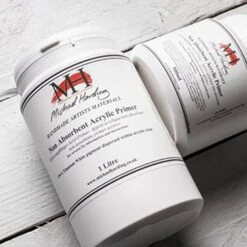 Michael Harding Non-Absorbent Acrylic White Primer 7 Michael Harding Non-Absorbent Acrylic White Primer -ARTdiscount non absorbent acrylic primer