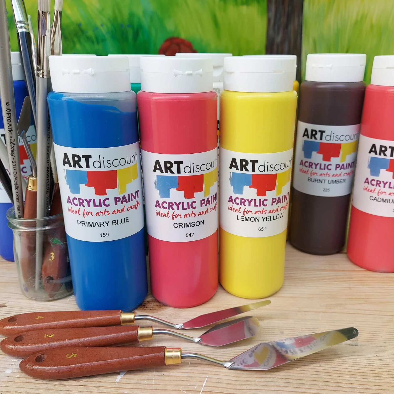 ARTdiscount Acrylic Paint 500ml - Single Bottles 3 ARTdiscount Acrylic Paint 500ml - Single Bottles - Image 3
