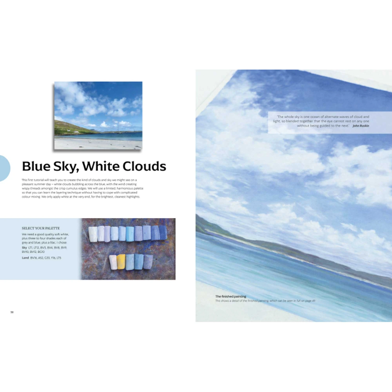 Painting Skies In Pastel - S. Orme 2 Painting Skies In Pastel - S. Orme - Image 2