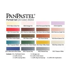 PanPastel Set - Portrait - 20 Colours 7 PanPastel Set - Portrait - 20 Colours -ARTdiscount pan paste portrait set