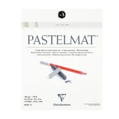 Clairefontaine Pastelmat Pad No.3 360gsm 30x40cm WHITE PAPER