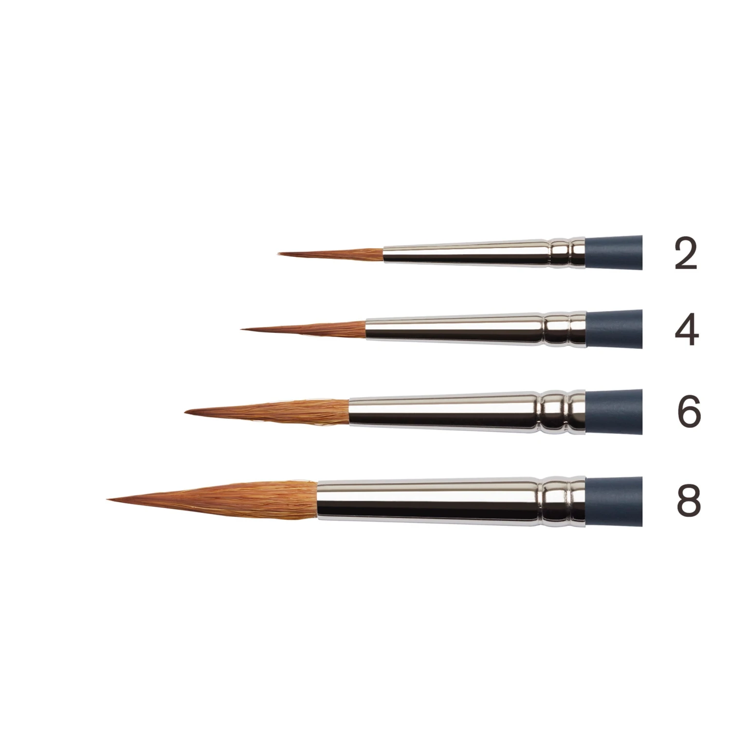 Winsor & Newton Professional Watercolour Synthetic Sable Brushes - POINTED ROUND 2 Winsor & Newton Professional Watercolour Synthetic Sable Brushes - POINTED ROUND - Image 2