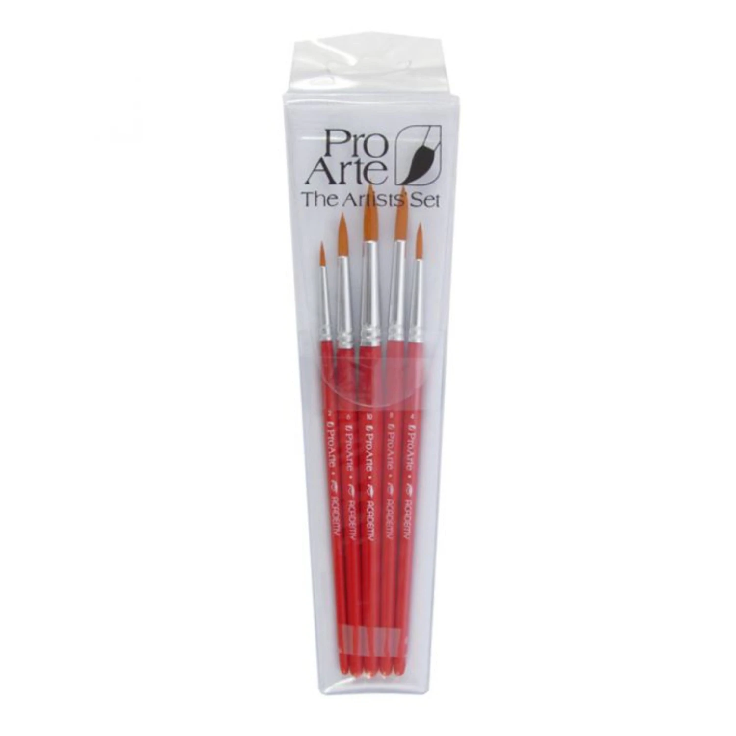 Pro Arte Academy Set Of 5 Brushes - AWA 1 Pro Arte Academy Set Of 5 Brushes - AWA