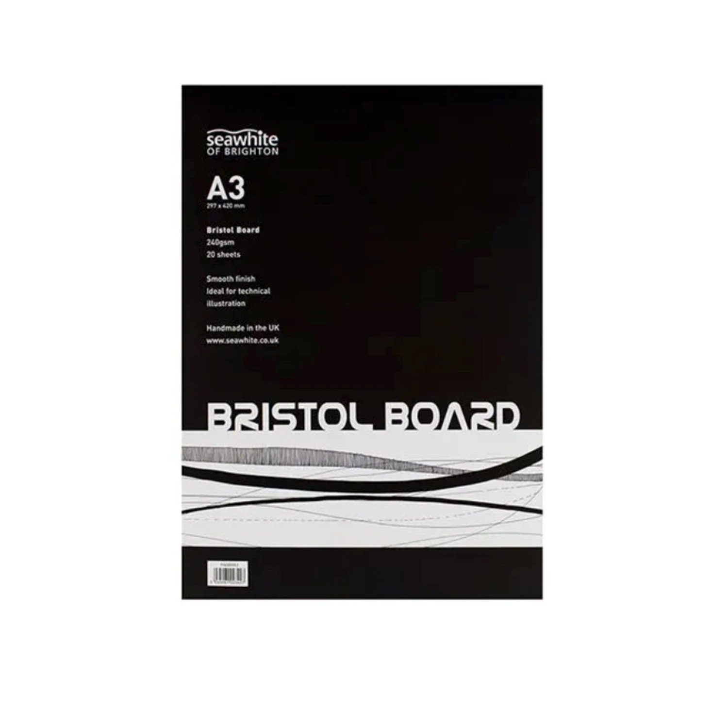 Seawhite Bristol Board Pad - 240gsm - 20 Sheets 3 Seawhite Bristol Board Pad - 240gsm - 20 Sheets - Image 3