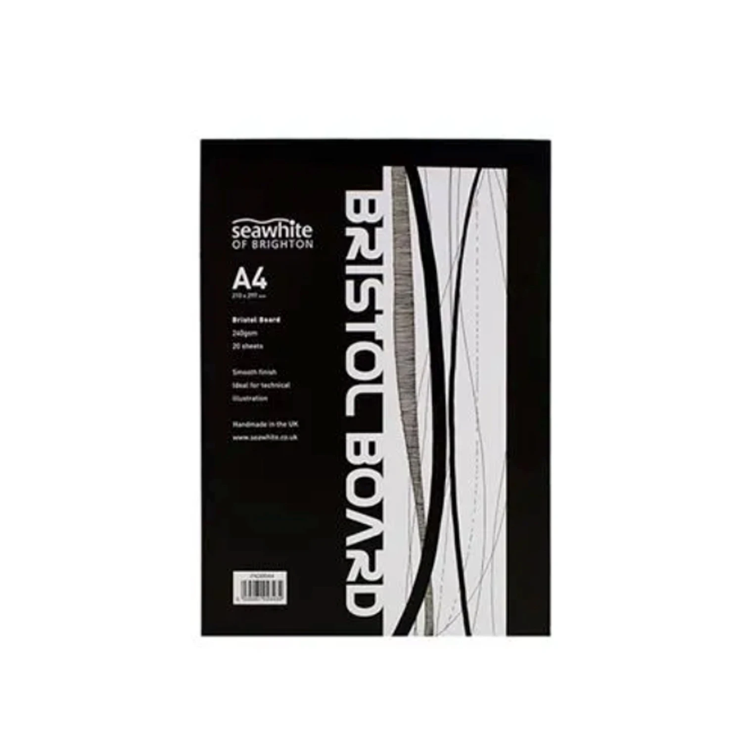 Seawhite Bristol Board Pad - 240gsm - 20 Sheets 2 Seawhite Bristol Board Pad - 240gsm - 20 Sheets - Image 2