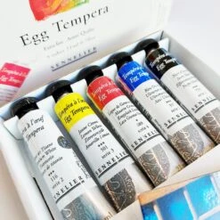 Sennelier Egg Tempera Starter Set 5 Sennelier Egg Tempera Starter Set -ARTdiscount sennelier egg tempera