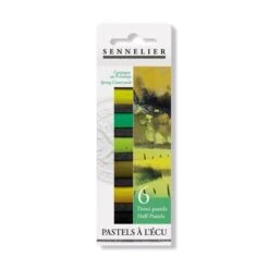 Sennelier Soft Pastels Half Stick - Set Of 6 - Assorted Sets 16 Sennelier Soft Pastels Half Stick - Set Of 6 - Assorted Sets -ARTdiscount sennelier half pastels spring countryside