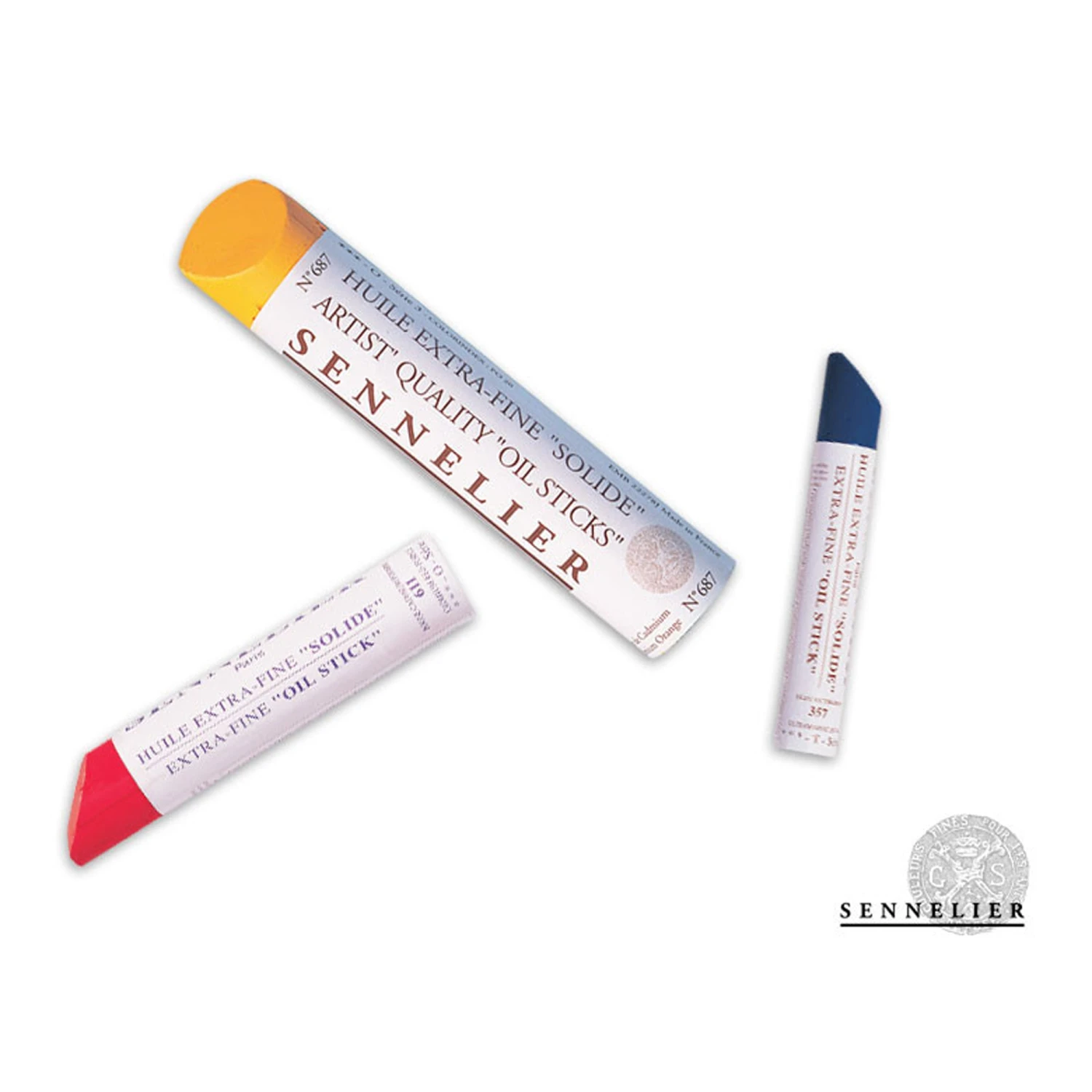 Sennelier Oil Sticks - Wooden Box Set 12 X 38ml 2 Sennelier Oil Sticks - Wooden Box Set 12 X 38ml - Image 2