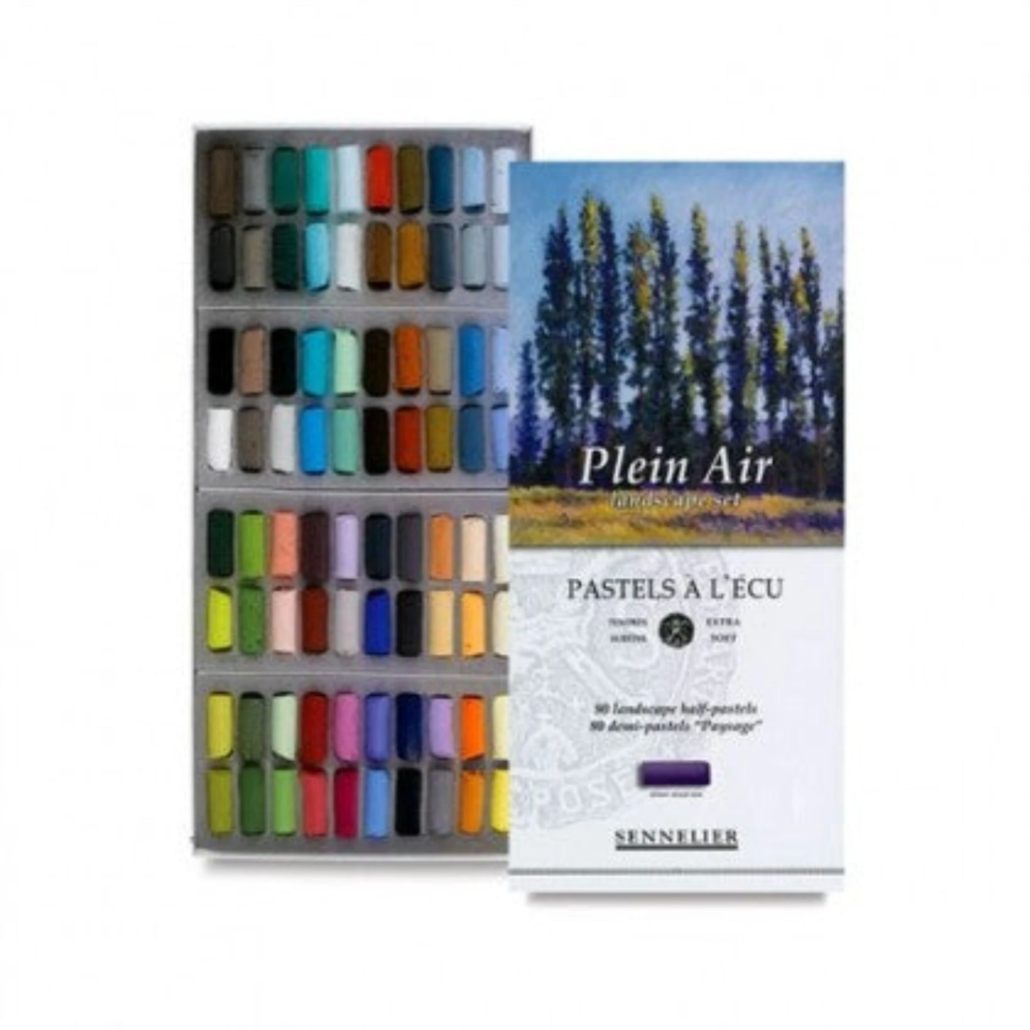 Sennelier Extra Soft Pastel Half Sticks - Landscape - Set Of 80 1 Sennelier Extra Soft Pastel Half Sticks - Landscape - Set Of 80