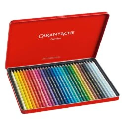 Caran D'Ache Supracolor Soft Aquarelle Pencil Metal Tins -ARTdiscount supra 123