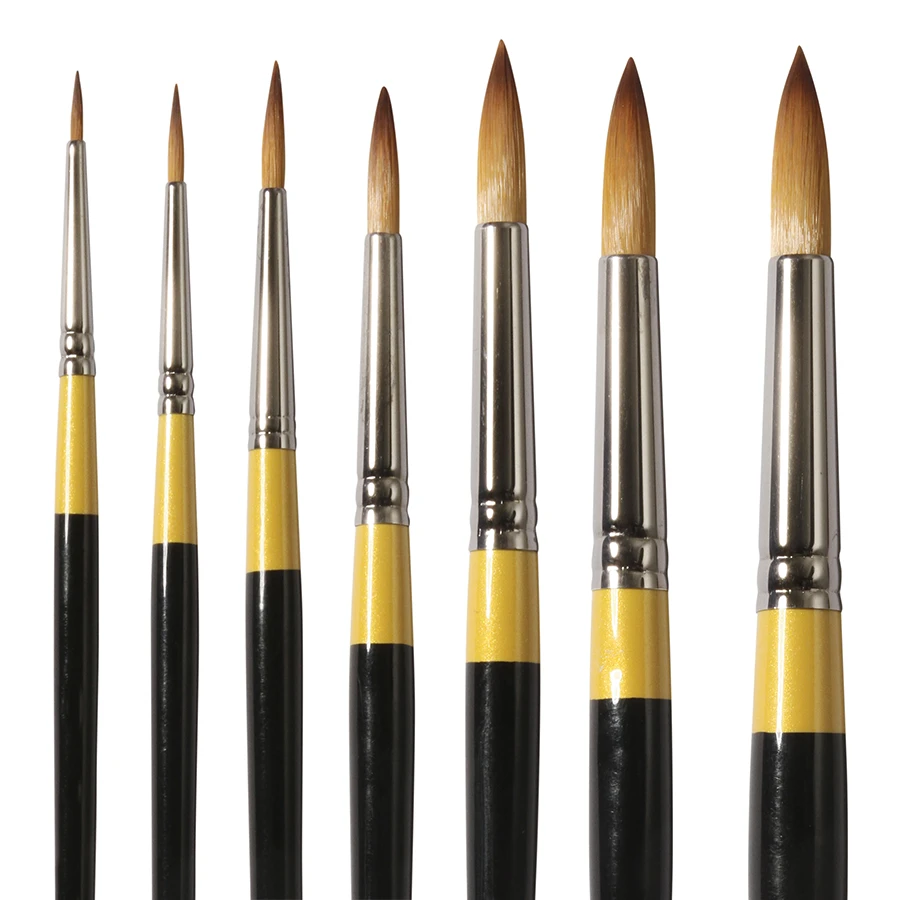 Daler-Rowney System3 - Short Handled Round Brushes - SY85 2 Daler-Rowney System3 - Short Handled Round Brushes - SY85 - Image 2