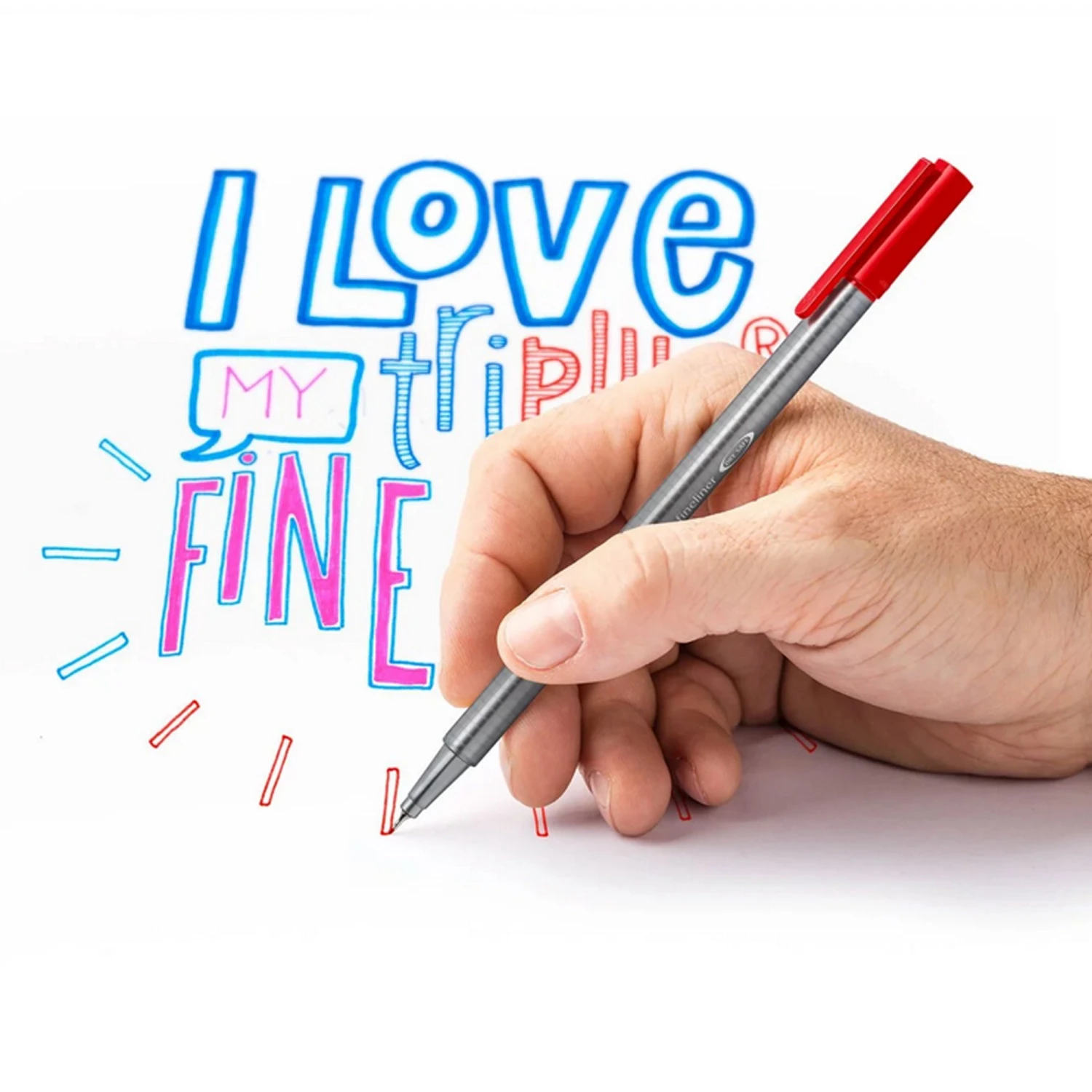 Staedtler Triplus Fineliner Pack Of 60 Assorted Colours 4 Staedtler Triplus Fineliner Pack Of 60 Assorted Colours - Image 4