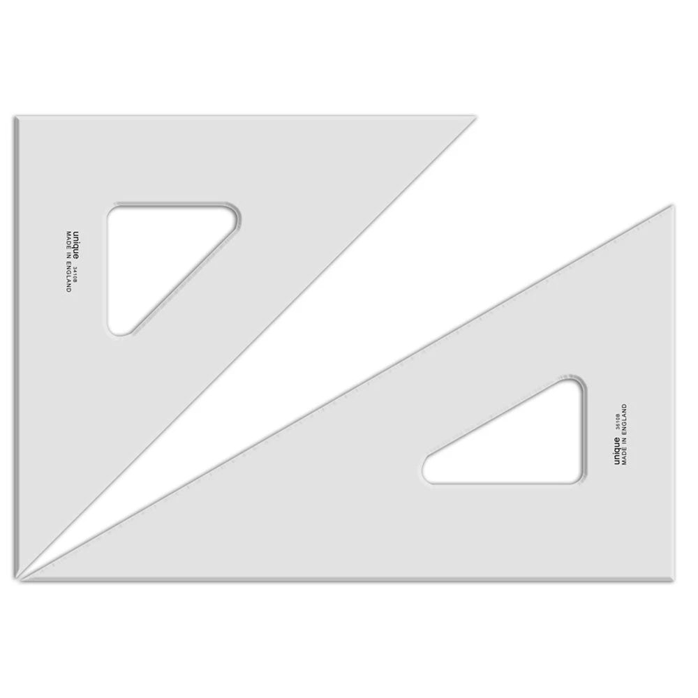 Unique Acrylic Set Squares 1 Unique Acrylic Set Squares