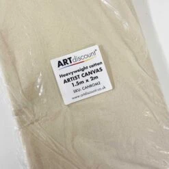 Cotton Canvas 10oz Heavy Weight 150cm X 2 Metres -ARTdiscount unprimed cotton canvas art discount 7