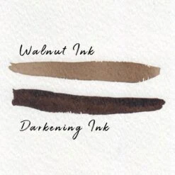Global Walnut Darkening Ink - 42ml -ARTdiscount walnut ink swatches