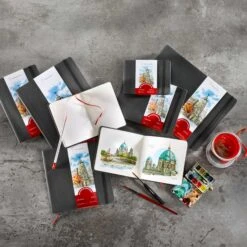 Hahnemühle Watercolour Book - 200gsm - Cold Pressed - 30 Sheets -ARTdiscount watercolour book landscape