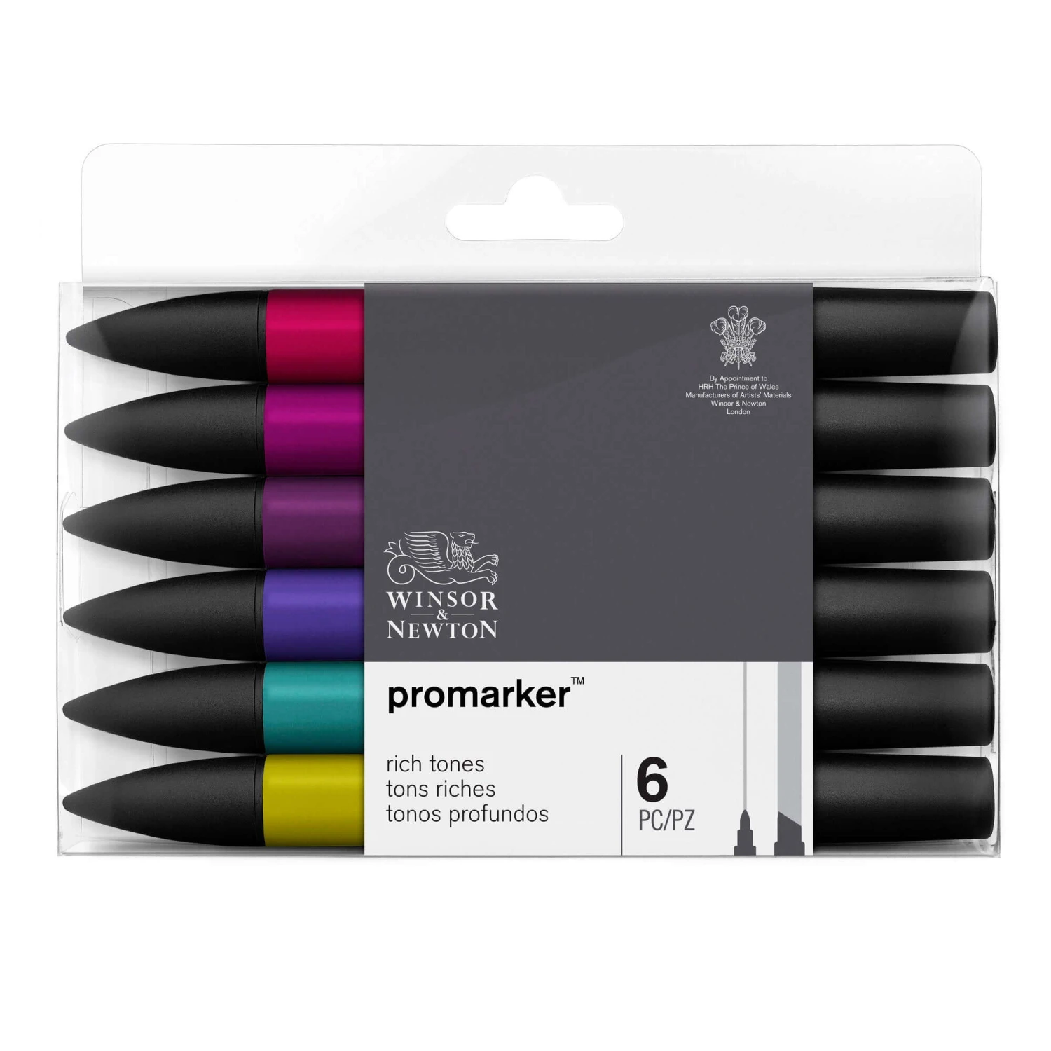 Winsor & Newton Promarkers Collectors Sets Of 6 2 Winsor & Newton Promarkers Collectors Sets Of 6 - Image 2