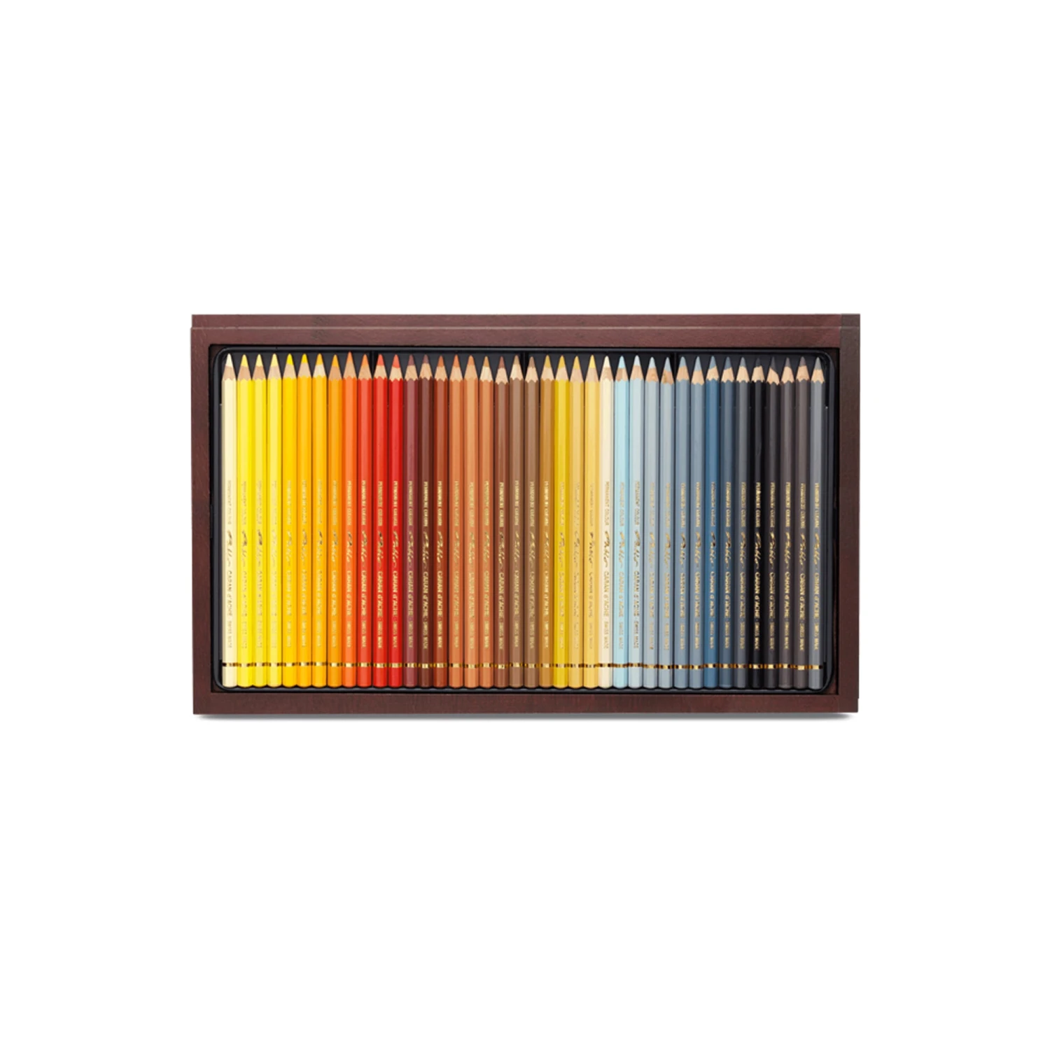 Caran D'Ache 120 Pablo Pencils Wooden Box 4 Caran D'Ache 120 Pablo Pencils Wooden Box - Image 4