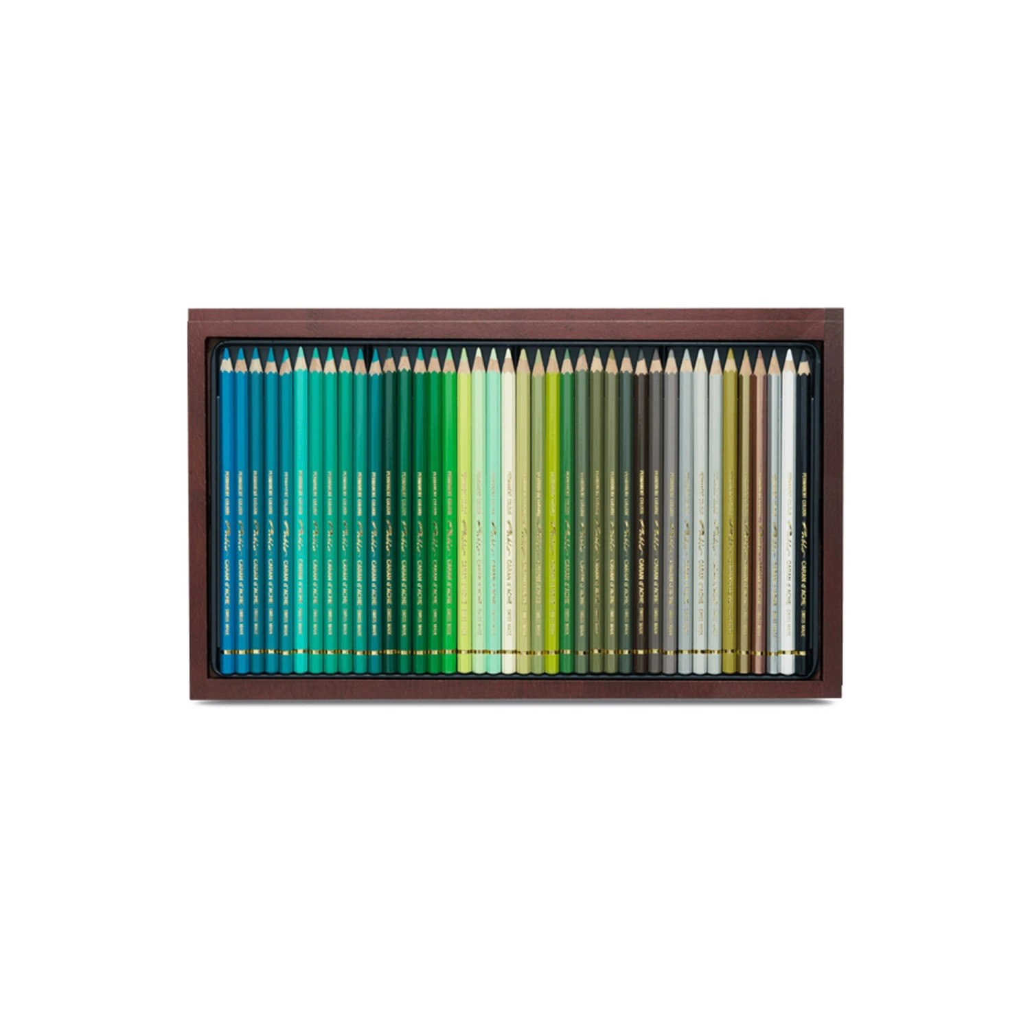 Caran D'Ache 120 Pablo Pencils Wooden Box 3 Caran D'Ache 120 Pablo Pencils Wooden Box - Image 3